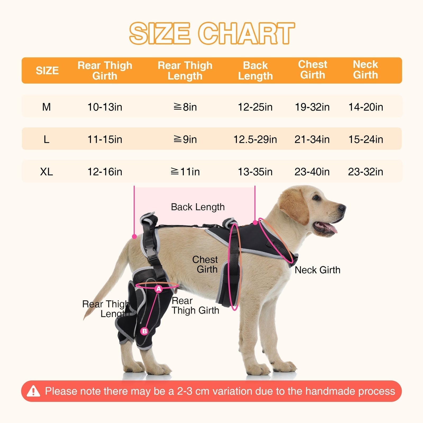 Adjustable Dog ACL Knee Brace – Single/Dual Leg Support