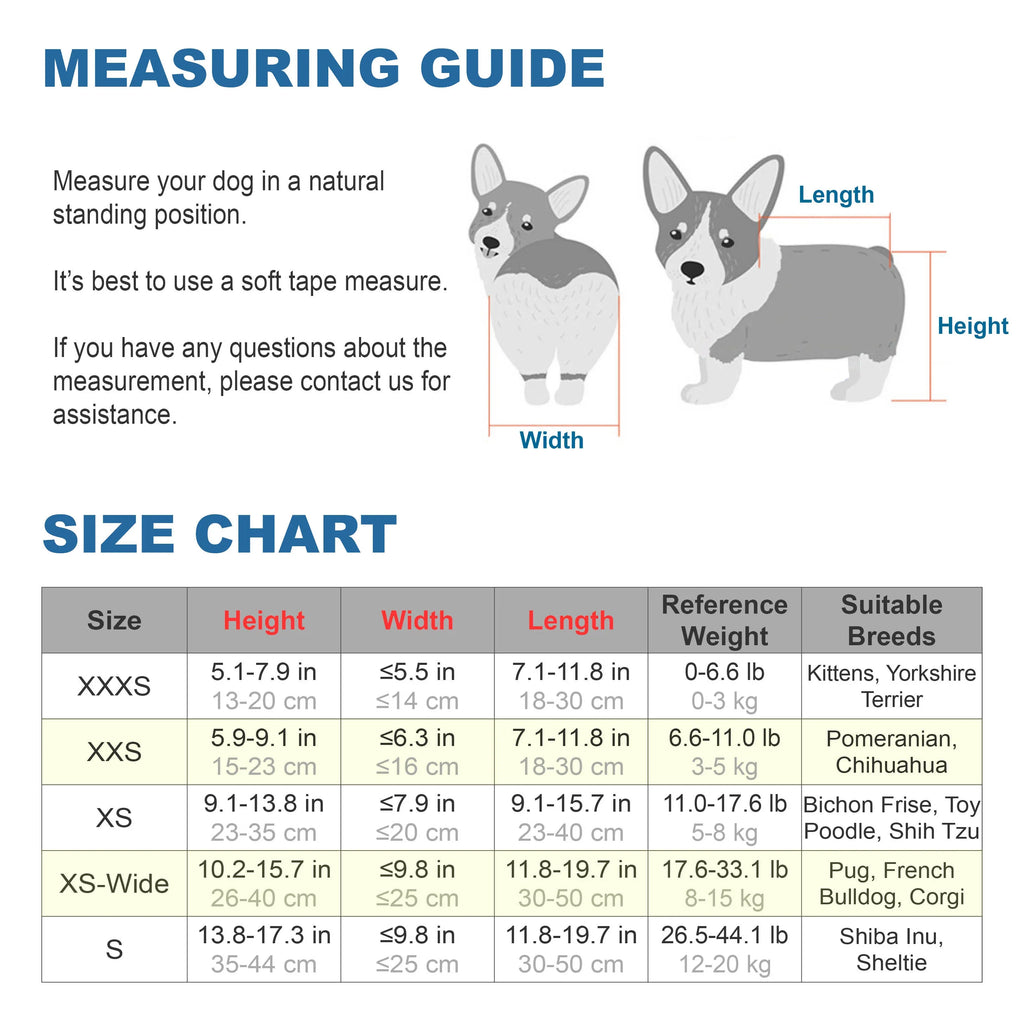 Dog Wheelchair for Disabled Dogs – Full Body Support