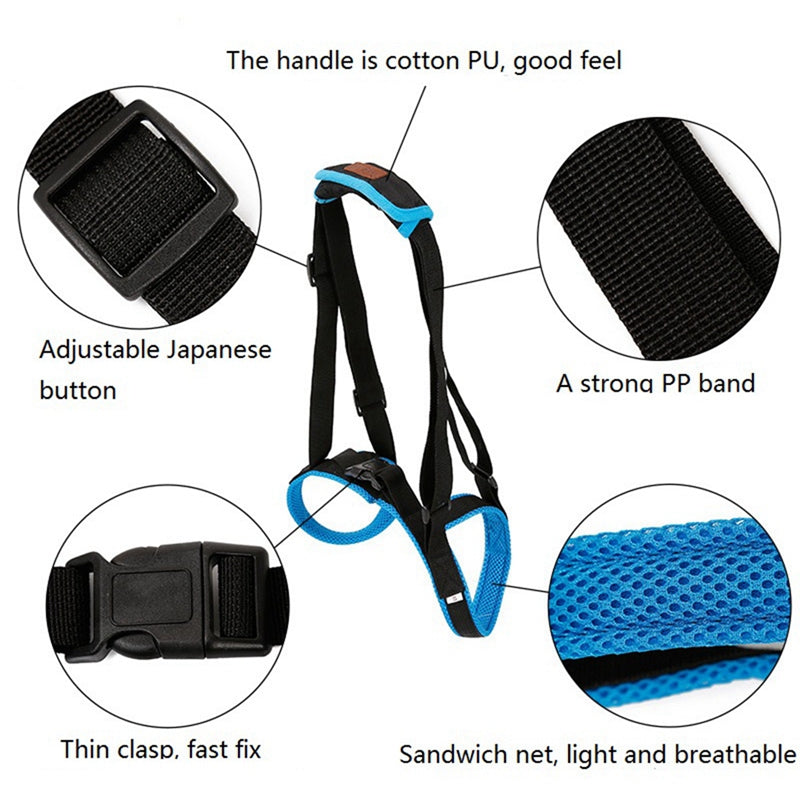 Dog Lift Harness For Large Dogs Soft Padded Adjustable Dog Back Leg Sling Dog Leg Support Harnesses