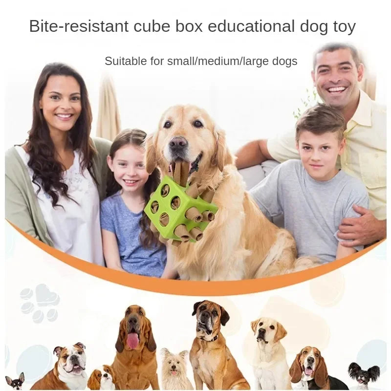 Dog Sniffing Rubik's Cube Toy Pets Boredom Interactive Toy