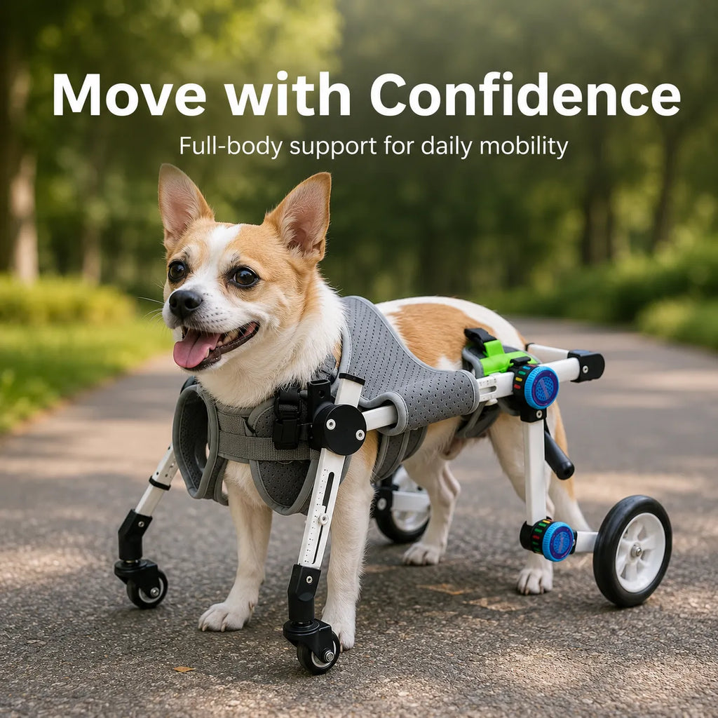 Dog Wheelchair for Disabled Dogs – Full Body Support